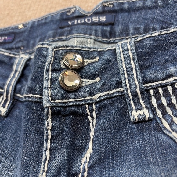 Vigoss “The Chelsea” Slim Boot Jeans Women’s Size 7/8, Length 31 1668 - Picture 3 of 8